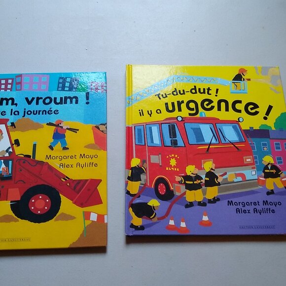 Vroum Vroum toute la Journee + Tu-Du-Dut il y a Urgence! by Margaret Maya French - Picture 1 of 3